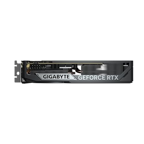 Image of GIGABYTE GeForce RTX 5060 WINDFORCE MAX OC 8G Graphics Card, Cooling System, 8GB 128-bit GDDR7, PCIe 5.0, by NVIDIA, DisplayPort & HDMI - Video Output Interface, GV-N5060WF2MAX OC-8GD Video Card