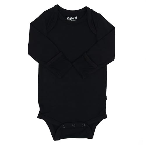 KYTE BABY Soft Bamboo from Rayon Long Sleeve Unisex Bodysuit, 0-24 Months4