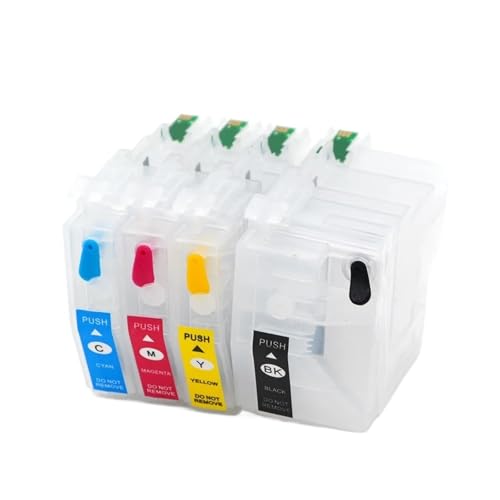 Cartouche LC422 rechargeable avec puce pour Brother MFC-J5340DW et J6540DW