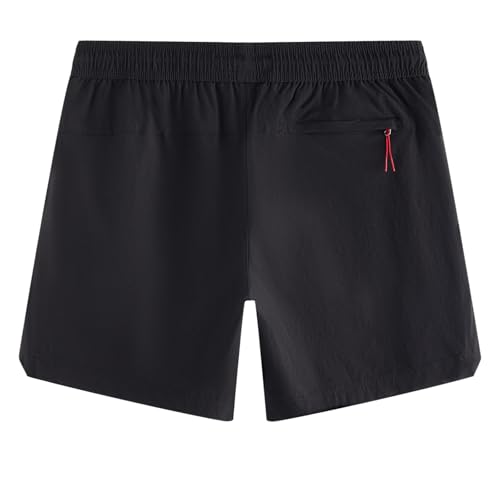 Image of maamgic Mens Swim Trunks 5 inch with Compression Liner Stretch Quick Dry Swim Shorts Swimming Trunks Bathing Suits