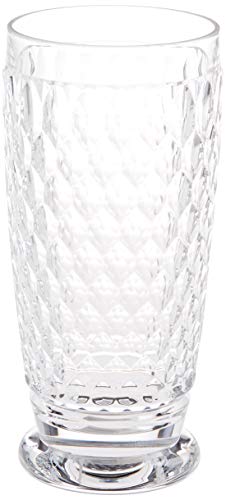 Villeroy & Boch Boston Clear Crystal Highball Glasses, Set of 4