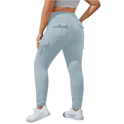Pantalon de sport pour femme coupe évasée taille large yoga couleur unie