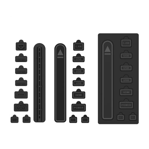 For PS5/Slim/PRO �R���\�[���p�_�X�g�v���e�N�^�[�J�o�[�L�b�g ���j�o�[�T�� �_�X�g�v���O�Z�b�g �V���R�����_�X�g�v���e�N�^�[ �h�o�J�o�[ �h�o�v���O �z�R���N���h�~ �ȒP��t �H��t��