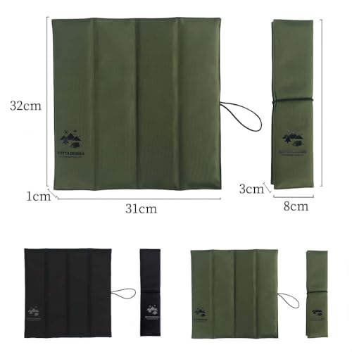 MHwan 2 Stck Thermo Wasserdicht Outdoor Sitzkissen, Warm, Weich, Bequem, Faltbar, Maschinenwaschbar