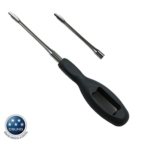 Osung Elld501 Dental Straight Luxating Elevator, Anterior, Dual Edge, 5.0 Mm #TOP2