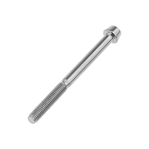 Image of Titanium Ti Bolt M5x9 16 18 20 25 30 35 40 45 50 55 60mm Tapered Head Screws Pack of 4 (M5x60mm, Normal Titanium)