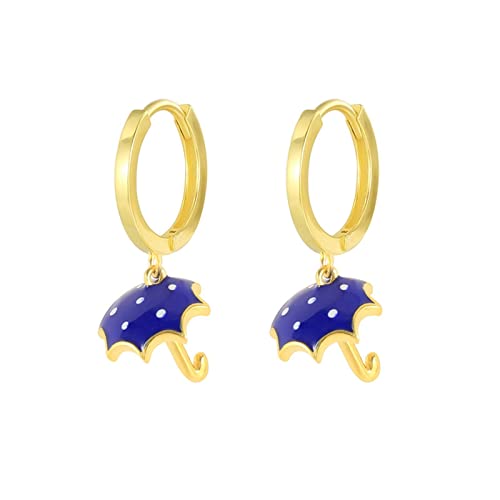 Boucles d'oreilles en argent sterling S925 pailleté et couleur or