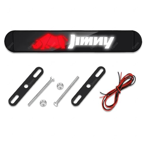 Amazon | ジムニー フロントグリル車ロゴ バッジ 発光エンブレム LED