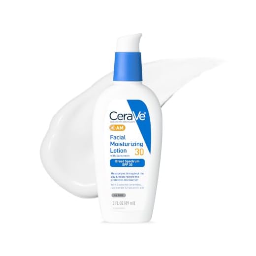 CeraVe AM Facial Moisturizing Lotion SPF 30 | Oil-Free Face Moisturizer with Sunscreen | Non-Comedogenic | 3 Ounce
