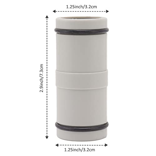 Pool Cleaner Hose Connector, 1.25 Inch to 1.25 Inch Straight Coupling Plastic Hose Adapter Replacement for Vacuums Filter Pump Hoses