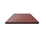 【Material de Alta Calidad】Estas baldosas para suelo de caucho están hechas de duradero caucho elástico que es fuerte y resistente al deslizamiento.