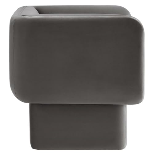 Sillón Terciopelo Plegable Gris miniatura 7