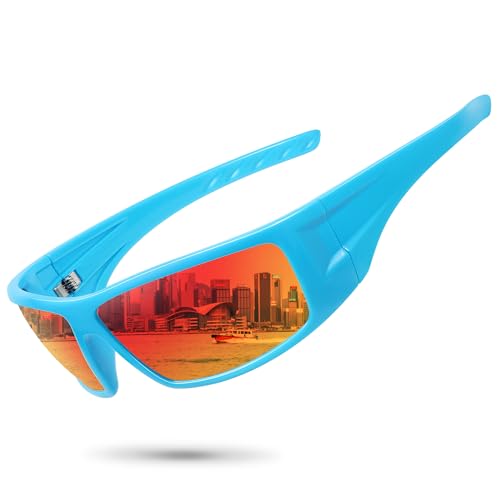 Image of Polarized Sports Sunglasses for Men Women,Driving Fishing