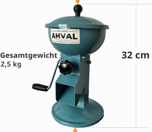 Foto von ahval Haselnuss-Walnuss-Mandel-Knackmaschine, Nussknacker, Nussknacker, Walnussknacker für alle Nüsse, Nüsse mit Harter Schale, langlebiges Metalldesign, leichtes Produkt, schnelles Knacken (rot)
