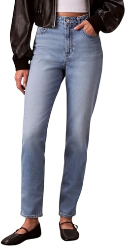 Calvin Klein New Mom Jean Lv047E787G Jeans, Blue (Panama), 31W / 32L para Mujer