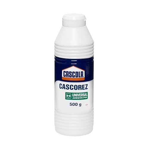 Cascola Cascorez Universal, Cola branca extra forte de fácil aplicação, Cola de PVA com secagem tran