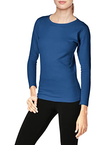 Duofold Women's Thermal Crew, Winter River Teal, Large