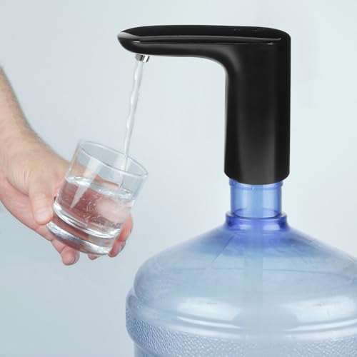 Dispensador eléctrico de agua Toyvian de acero inoxidable y ABS con carga USB 7