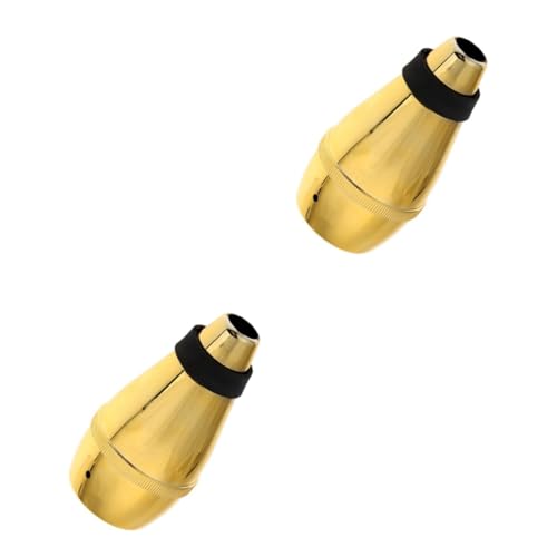 CIMAXIC 2pcs Quiet Trumpet Practice Mute Plastic Trumpet Mute Mini for Easy Usage and Quiet Playing