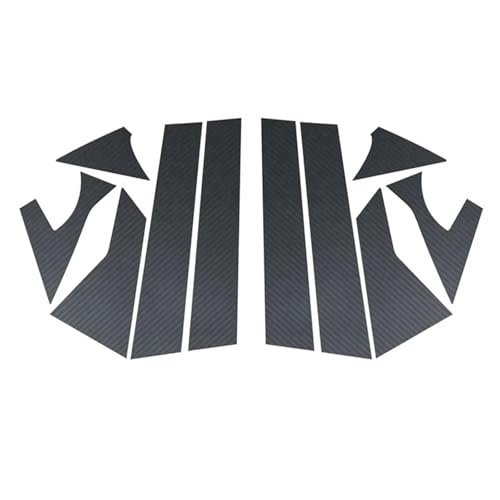 Embellecedores de pilar B para Civic Sedan 2016-2021 en estilo fibra de carbono, 10 piezas