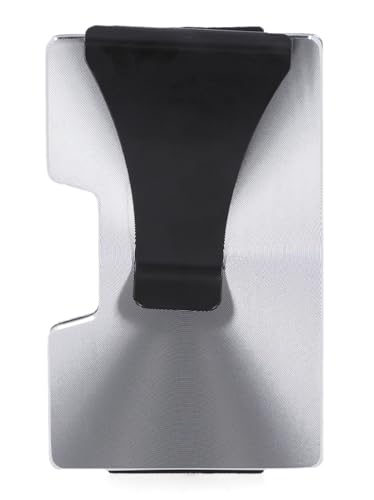 Harley-Davidson Men's Minimalist Aluminum Wallet, Detachable Money Clip - Silver2