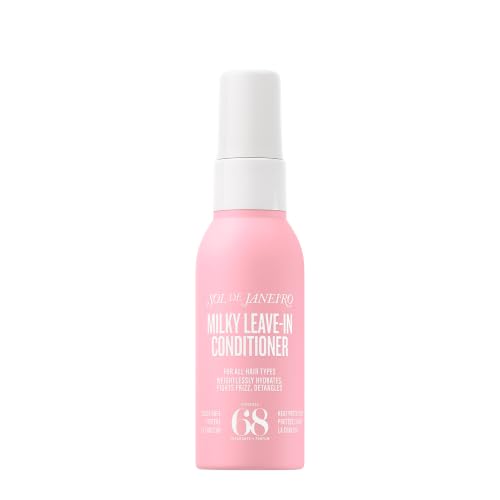 Sol de Janeiro Milky Leave-In Conditioner | Fights Frizz | Detangles | Heat Protection Spray For Hair | Vegan Formula (2.03 Ounce Cheirosa 68)