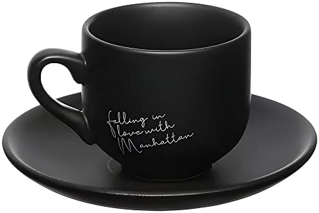 Xicaras de café porcelana mamhat 90 ml com 6 peças