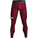 Under Armour Męskie legginsy Ua Hg Armour wygodne i wytrzymałe legginsy na siłownię, lekka i elastyczna bielizna termiczna z dopasowaniem kompresyjnym, Kardynał (625)/biały, M