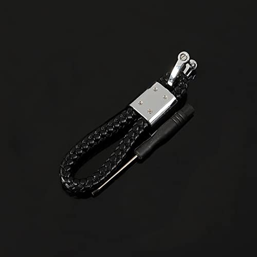Nemeae Two Piece Keychain Set Premium Microfiber Leather Key Chain And Zinc Alloy Metal Key Ring Car Logo Pendant Classic Pendant Gift Birthday Present Accessories For Men And Woman Drivers #TOP2