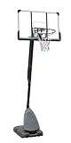 GOWE Height Adjustable Basketball Hoop, 7.5 to 10ft Adjustable Basketball Stand with 44 Inch Backboard, Portable Basketball Goal System with Stable Base and Wheels, Use for Outdoor