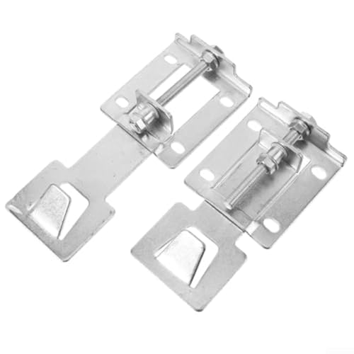 Lot de 2 supports de hotte de cuisine en acier inoxydable pour matériel de montage de hotte de cuisine, kit d'installation de hotte aspirante, support de suspension pour hotte aspirante (argenté)