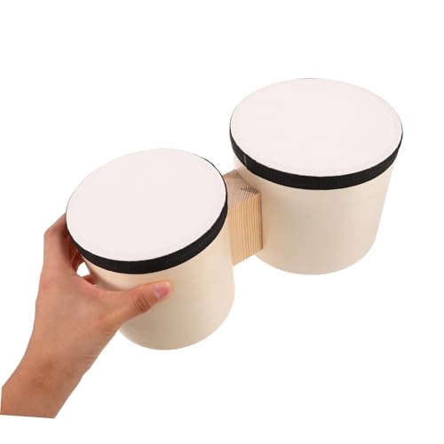 Bongos de percussion à main pour apprendre le rythme facilement en bois