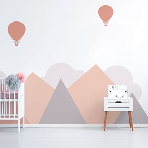 Children's Wall Stickers, Baby Room Decoration, Children's Wall Sticker, Scandinavian Mountains Stockholm