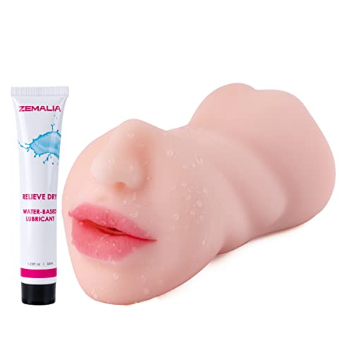 ZEMALIA 3 in 1 Male Masturbator with Realistic Texture - Image 4