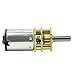 ELLANA Powered Mini JGA12-N20 Mini DC Geared Motor, 3v6v12v Metal Gear Reducer Low Speed â€‹â€‹Small Motor for Smart Home Door Window Electric Lock Torque Gear (Size : 3v 35RPM)