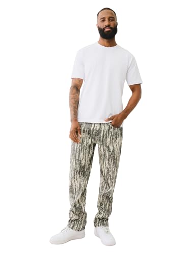 True Religion Men's Jacquard Bobby Sn Big T Hs 1/2