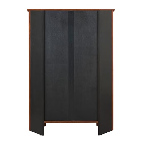 Image of Leick Home Mission Corner Bookcase, 36 inch, Mission Oak