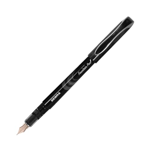 ZEBRA CANETA TINTEIRO FOUNTAIN PEN PRETO (9001-00) CX/12