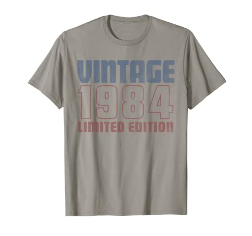 Vintage 1984 38th Birthday Gift Retro Shirt 38 Years Old T-Shirt