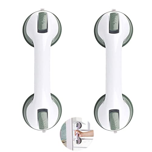 Apoyabrazos del Cuarto de Baño con Ventosa 2pcs Asas de Seguridad para Baño Asas de Ducha Mangos de Ventosa Apoyo Asidero Antideslizante Mango de Bañera Pasamanos Móviles Asidero para Niños Ancianos Cover
