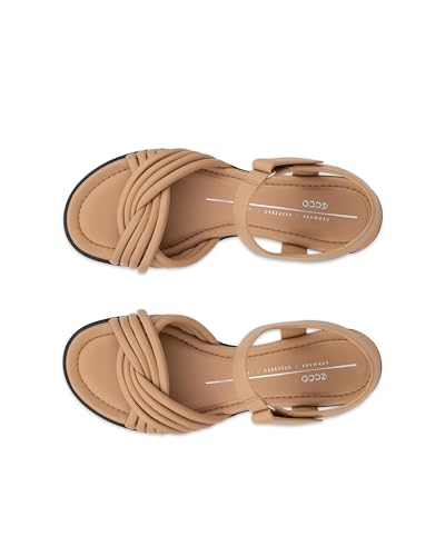 Image of ECCO Sculpted Luxury 35 Cross Strap Heel Sandal