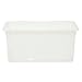 HUBERT? 16 Gal Food Storage Box Translucent Plastic - 26 1/16"L x 18 7/84"W x 12 13/32"D