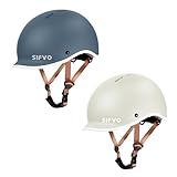 Kinder Rollerhelm 2 Farben Set- 51-55cm Skaterhelm Fahrradhelm für Kinder
