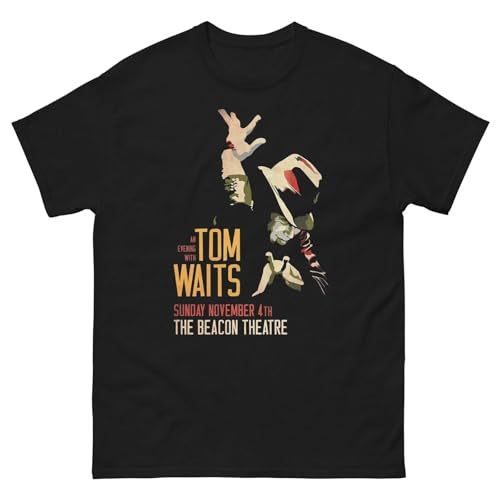 UKHrf35h Tom Waits T-Shirt Black XL
