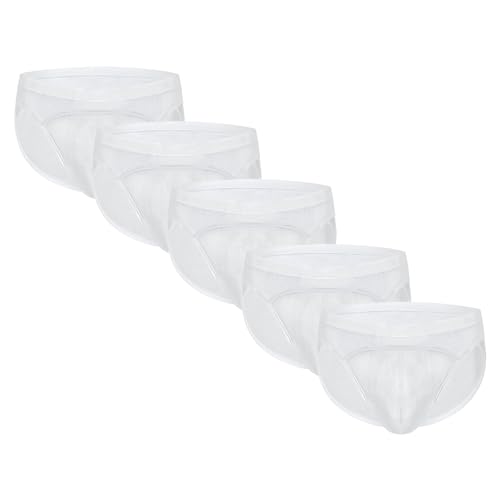 Slip en maille transparente pour homme JEKE-DG slip de style triangle noir taille basse sexy