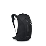 Osprey Hikelite LT 16L Hiking Backpack - Lightweight Travel Daypack with Rain Cover for Men and Women, Black