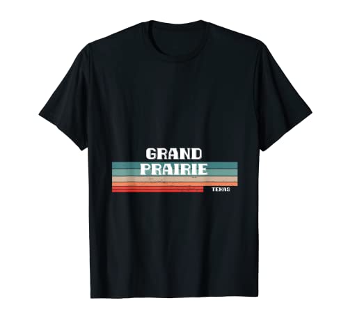 Grand Prairie Native Funny State Flag Orgullo de Texas Camiseta