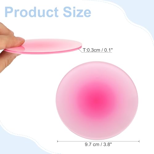Dessous de verre acrylique anti-tache résistant chaleur violet