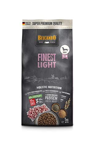 Belcando Finest Light [1 kg] Cibo per cani | Cibo secco per cani di piccola taglia e sovrappeso | Cibo completo per cani a partire da 1 anno