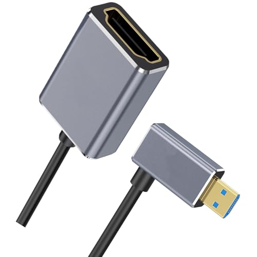 Cable micro HDMI flexible 8K60Hz para solucionar parpadeos de pantalla en monitores de juegos 1